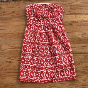 J Crew Factory strapless dress